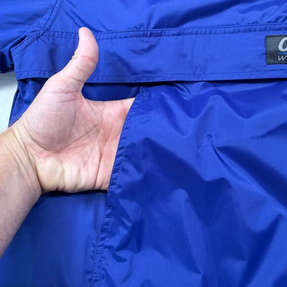 Vintage Old Navy Reversible Blue to Black 1/4 Zip Ski Snow Jacket Size Large - Picture 7 of 13